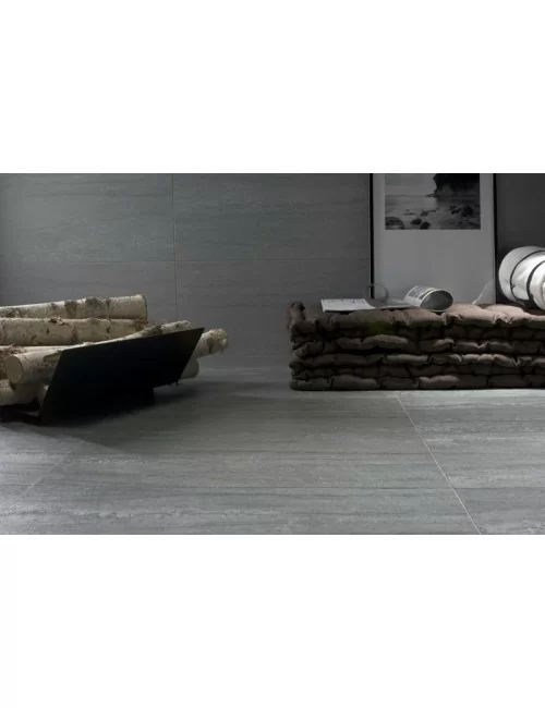 Kaleido ash natural rectified in living room floor tiles