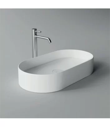 Oval countertop washbasin Hide Alice Ceramica