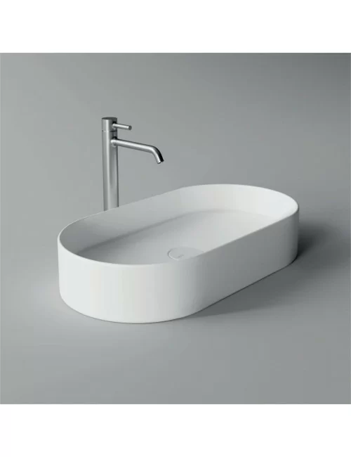 Oval countertop washbasin Hide Alice Ceramica