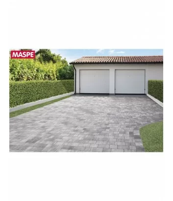 self-locking outdoor paving silver grey tiles Maspe Matrix