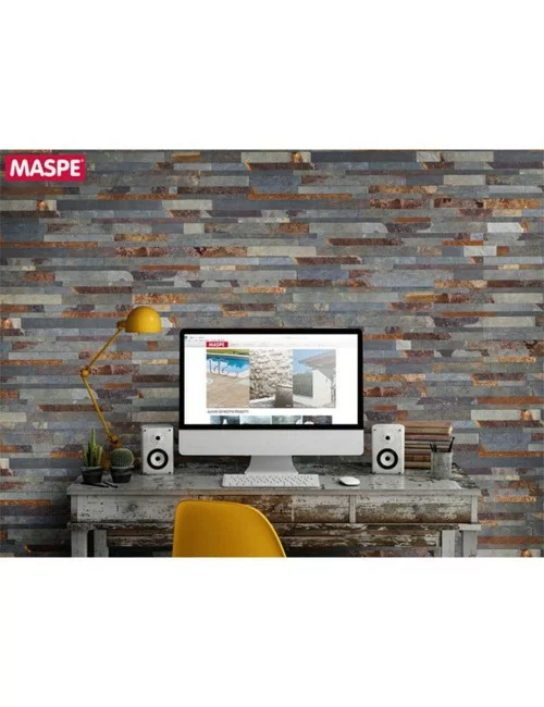 Mur d'étude avec revêtement intérieur en pierre naturelle picasso wide