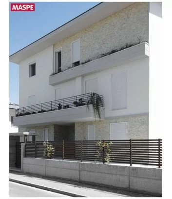 Exterior cladding of the entire house in modigliani natural stone