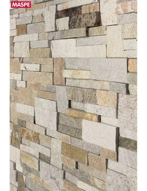 interior wall cladding natural stone Van Gogh detail