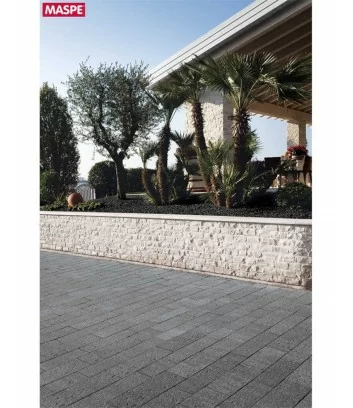 Maspe metrika age grey titanium outdoor paving tiles