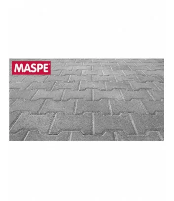 self-locking solid double t grey maspe pavement detail