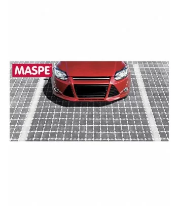 sol pour parking exterieur autobloquant pavé drainant gris 20x20 maspe