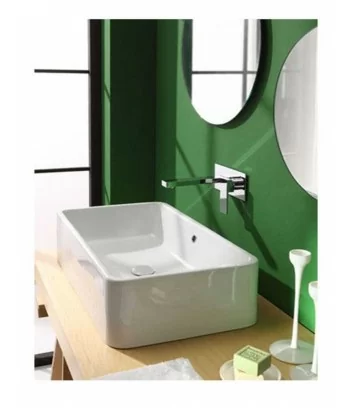 Ambiente con rubinetto lavabo monocomando da incasso linea H-uno Effepi Rubinetterie