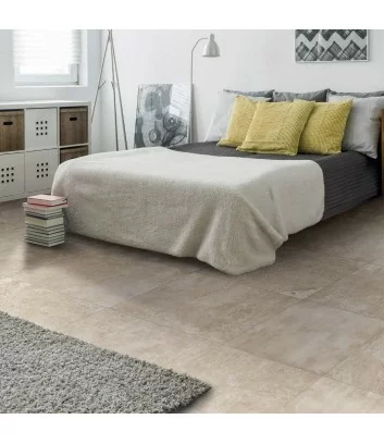 color beige cement effect tile endymion paper laid in bedroom