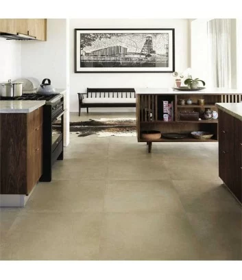 block beige naturale effetto cemento pavimento soggiorno