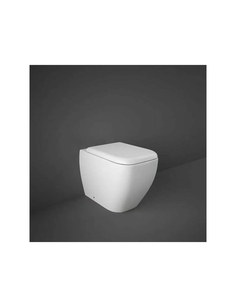 WC a terra filo muro con sistema rimless linea Metropolitan Rak Ceramics