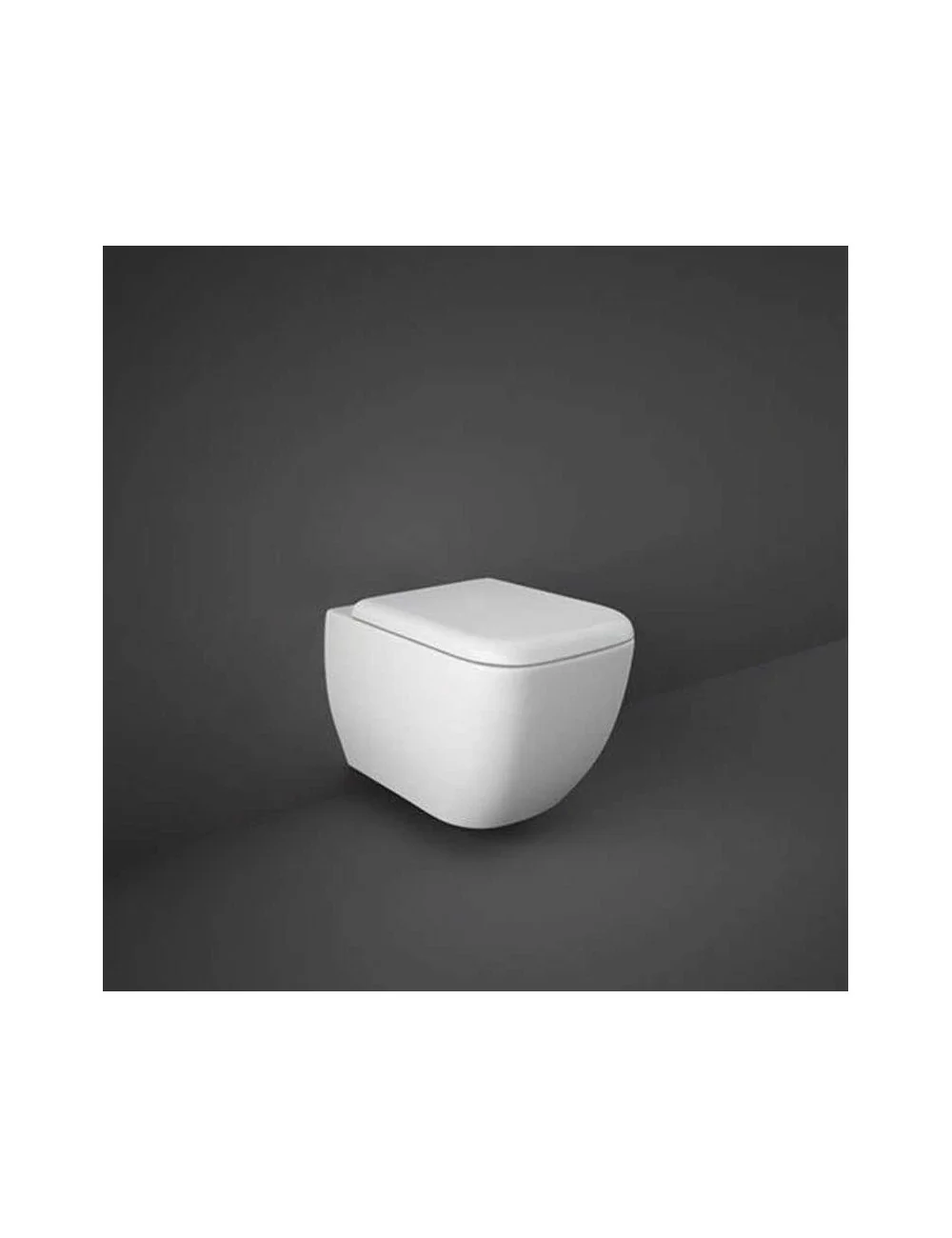 Wall-hung WC rimless w/hidden fixations Metropolitan line Rak Ceramics