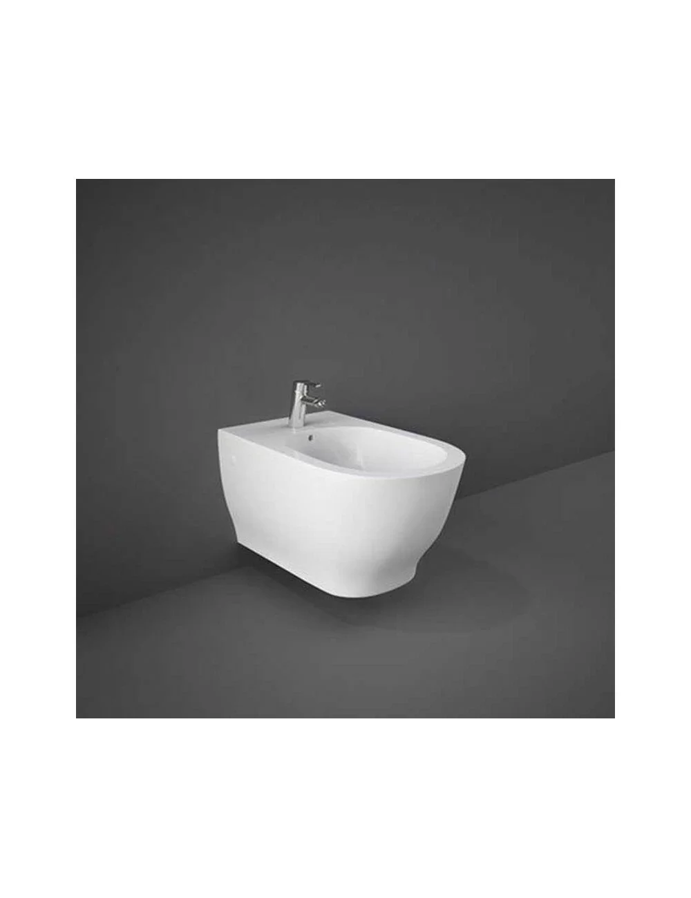 Bidet sospeso w/hidden fixations linea Moon Rak Ceramics