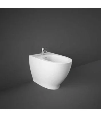 Bidet flush and floor-standing Moon collection