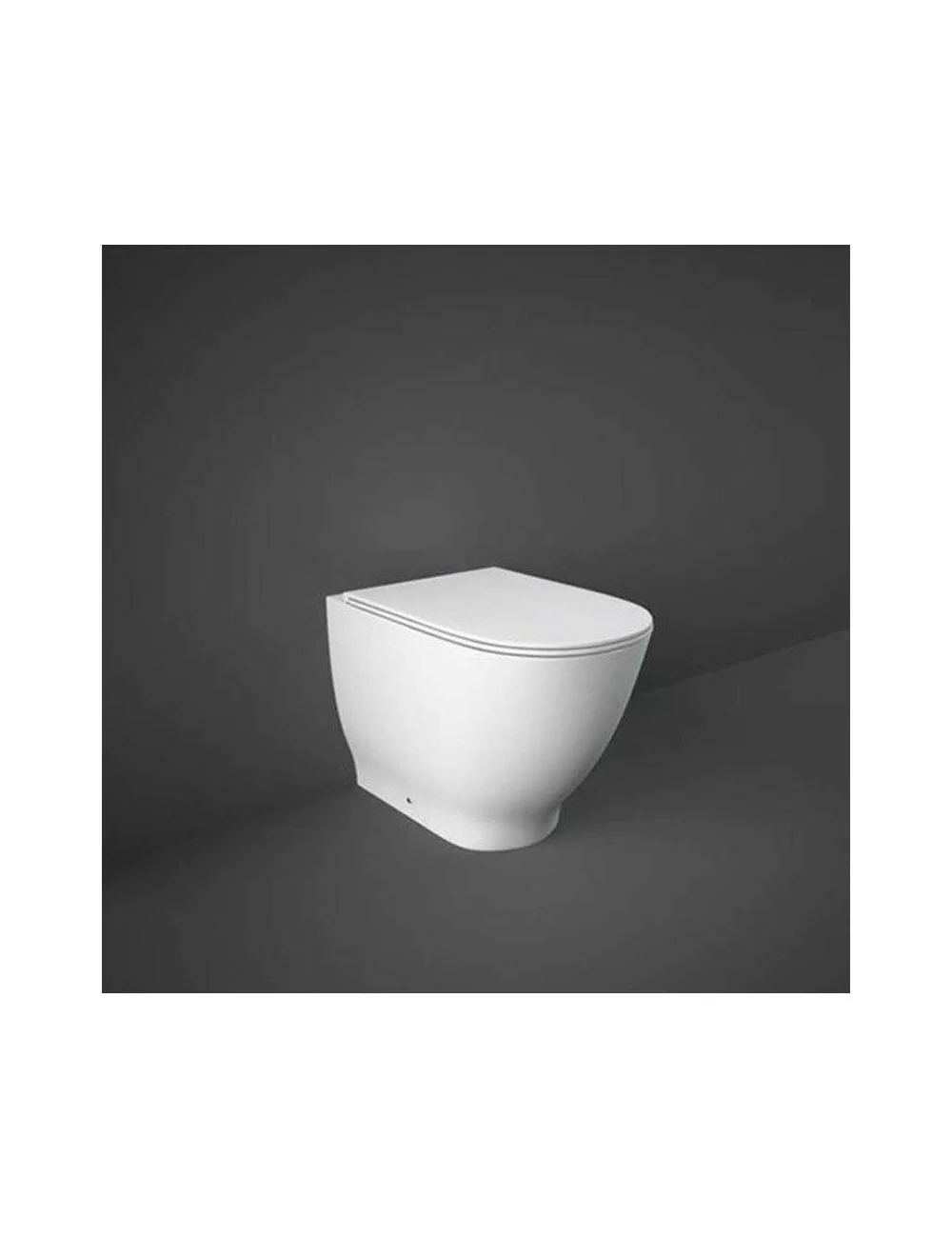 WC a terra e filo muro rimless linea Moon Rak Ceramics