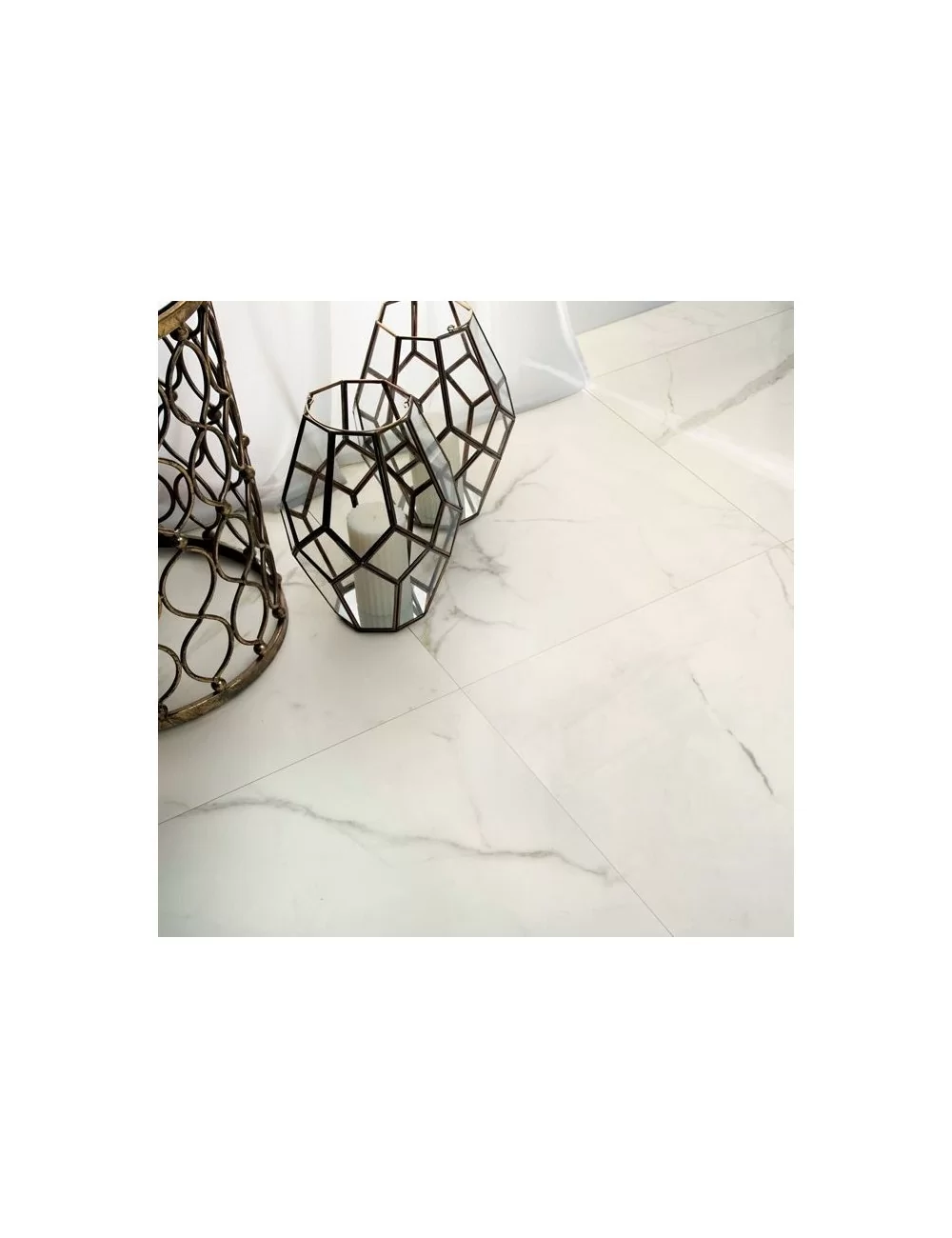 carreau en grès effet marble serie apuano blanc avec épaisseur 5mm