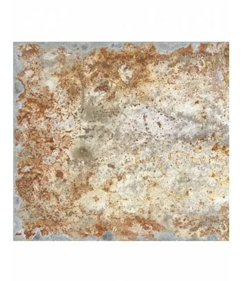 piastrella effetto cemento color lamiera con spessore 6,5 mm