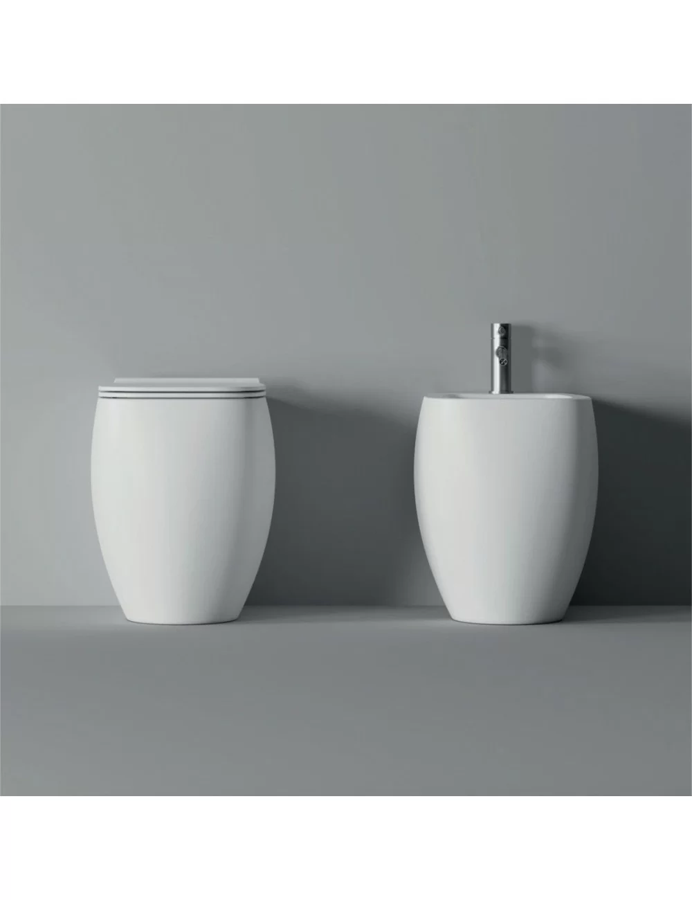 white floor-standing bathroom fittings Nur Alice Ceramica