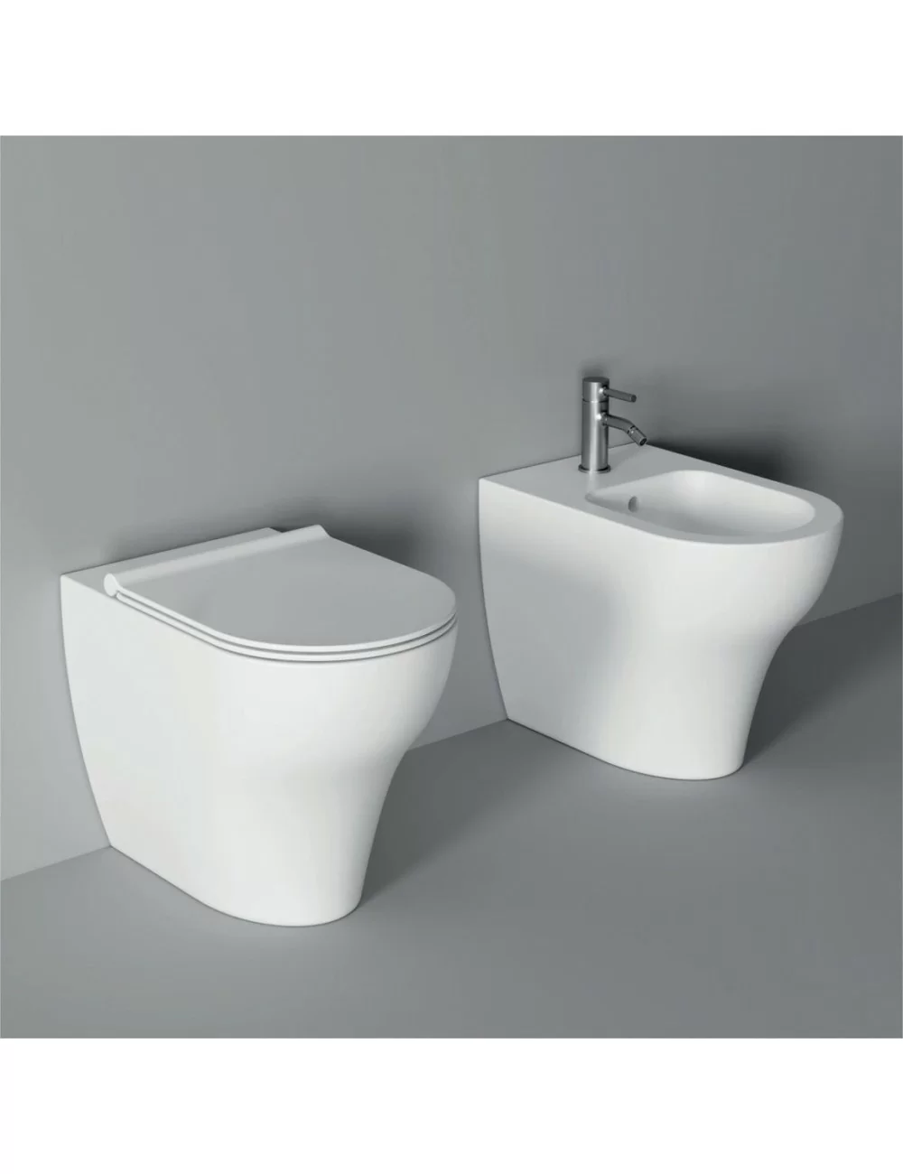 sanitaires sur pied blancs Unica Alice Ceramica