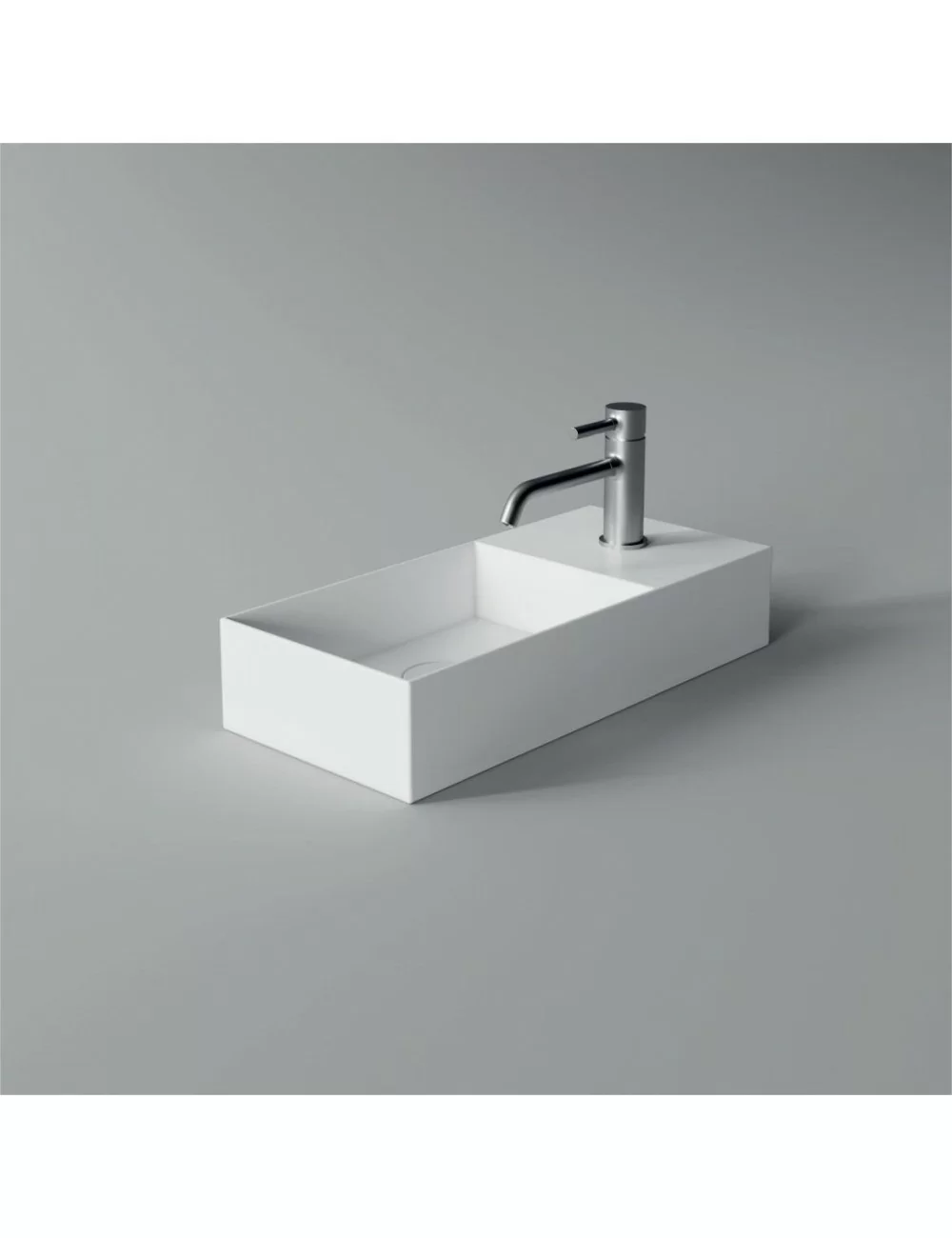 lavabo da appoggio in ceramica 55x25 collezione spy alice ceramica