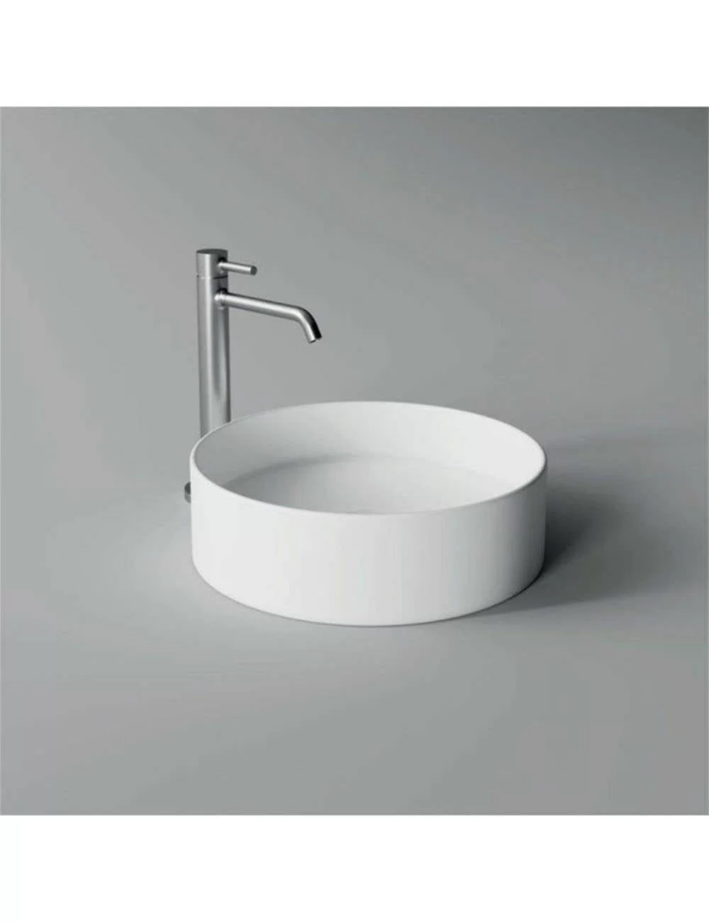 Countertop washbasin Hide circle collection by Alice ceramica