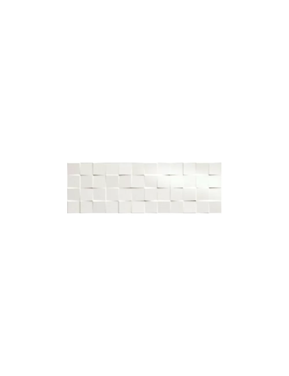 lumina square white matt surface detail
