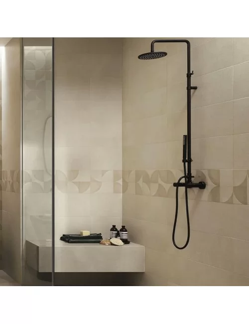 mat&more deco taupe bathroom detail