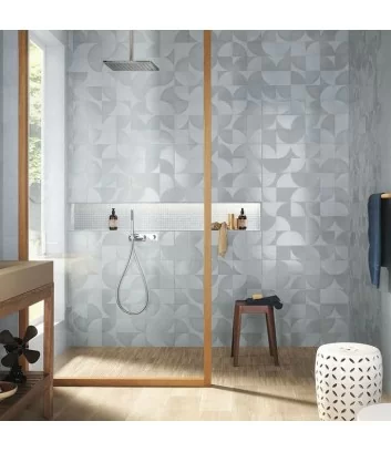 Mat&More deco azure in bathroom wall tiles