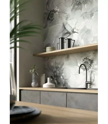 universal bloom in kitchen wall tiles