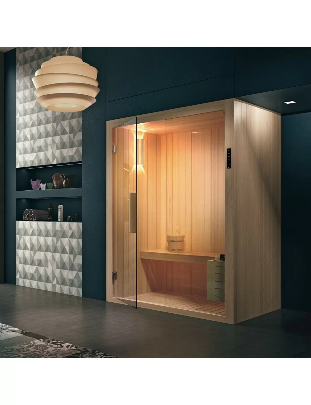 Sauna con doccia integrata KUUT L
