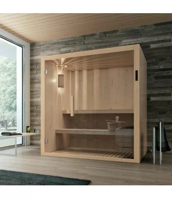 Kyra: sauna con bagno turco di Hafro Geromin