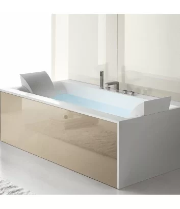Sensual airpool hot tub by Hafro Geromin: luxury serie for your bath