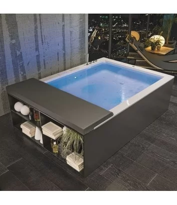 Minerva Outdoor, baignoire d'hydromassage d'extérieur de Hafro Geromin