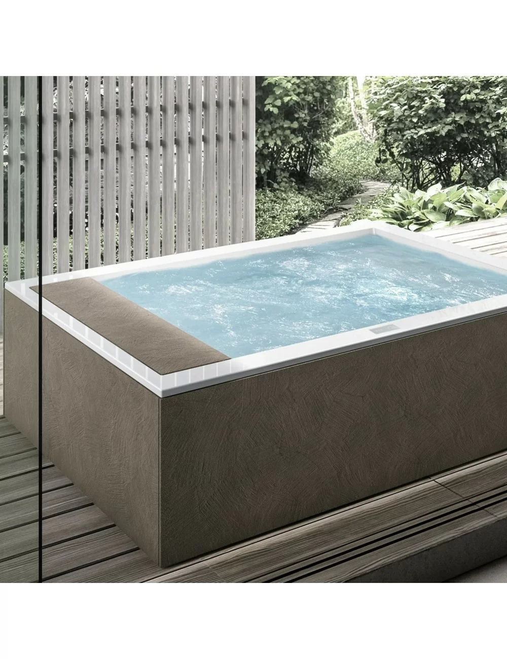 Minerva Outdoor, baignoire d'hydromassage de Hafro Geromin