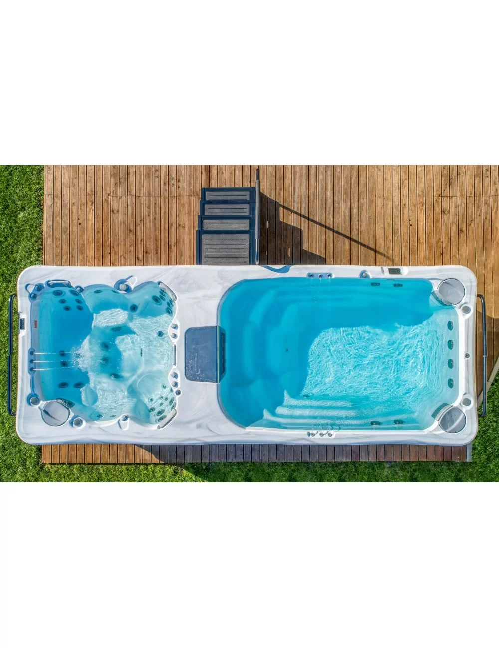 Rio grande w-flow mini-piscine d'extérieur de Hafro geromin
