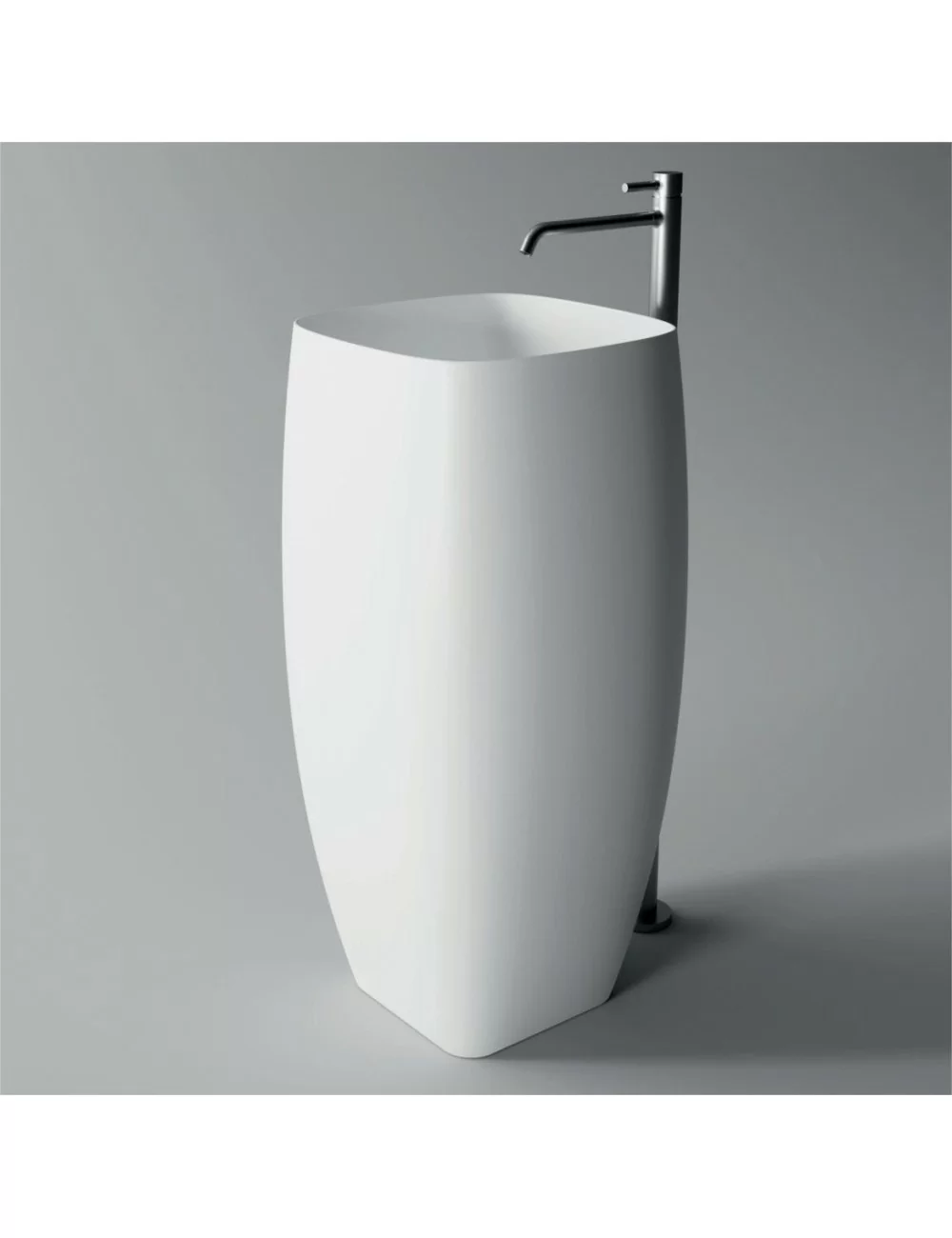 white freestanding washbasin Nur by Alice Ceramica