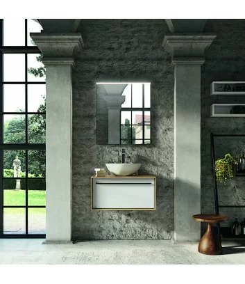 wall-mounted bathroom furniture 70 cm by Hafro Geromin