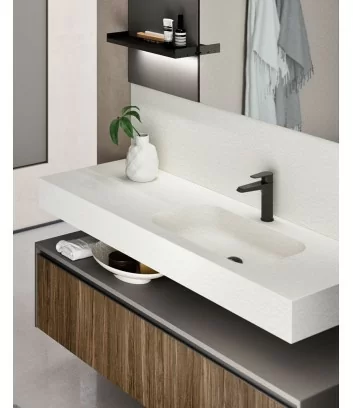 detail of integrated bathtub elite 07 di Hafro Geromin