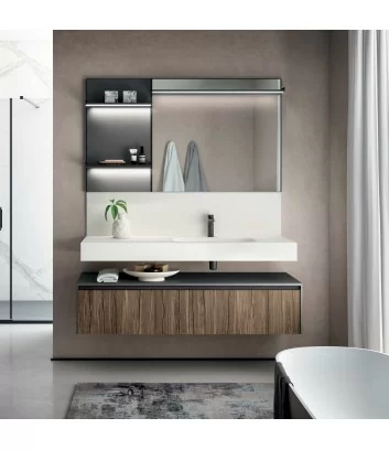 composition elite 07 Hafro Geromin wall-hung bathroom cabinet