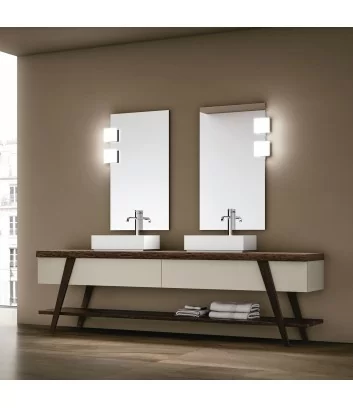 fratino with double washbasin by Hafro Geromin