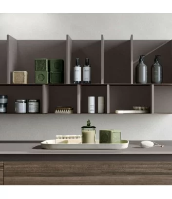 detail of shelves lime 2 All14 collection by Azzurra Bagni