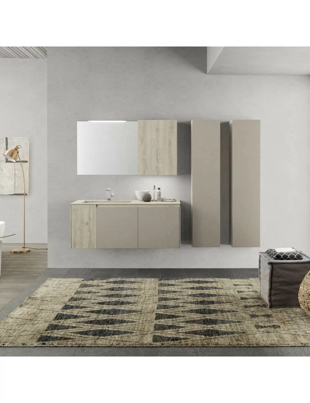 panoramica mobili arredo bagno lime 2 composizione 201 Azzurra Bagni