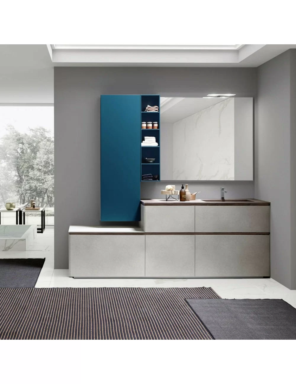 overview bathroom furniture lime 2 composition 204 by Azzurra Bagni