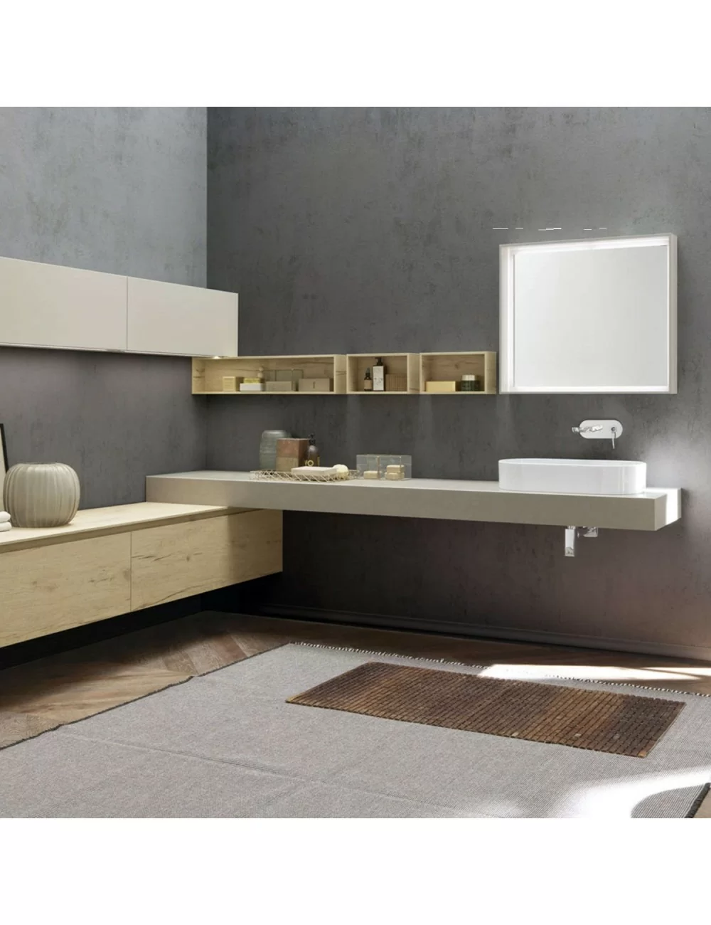 panoramica mobili arredo bagno lime 2 composizione 205 Azzurra Bagni