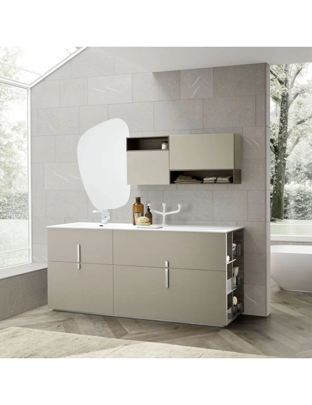 panoramica mobili arredo bagno lime 0 composizione 001 Azzurra Bagni