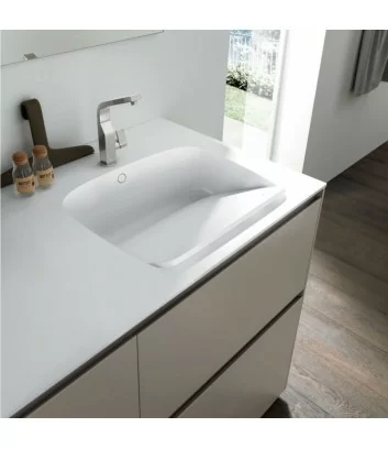 dettaglio lavabo Wash composizione 05 Azzurra Bagni