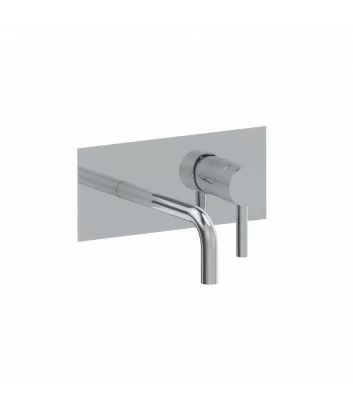 miscelatore lavabo a muro collezione Bambù 0405-3-2V-E - Bellosta rubinetterie