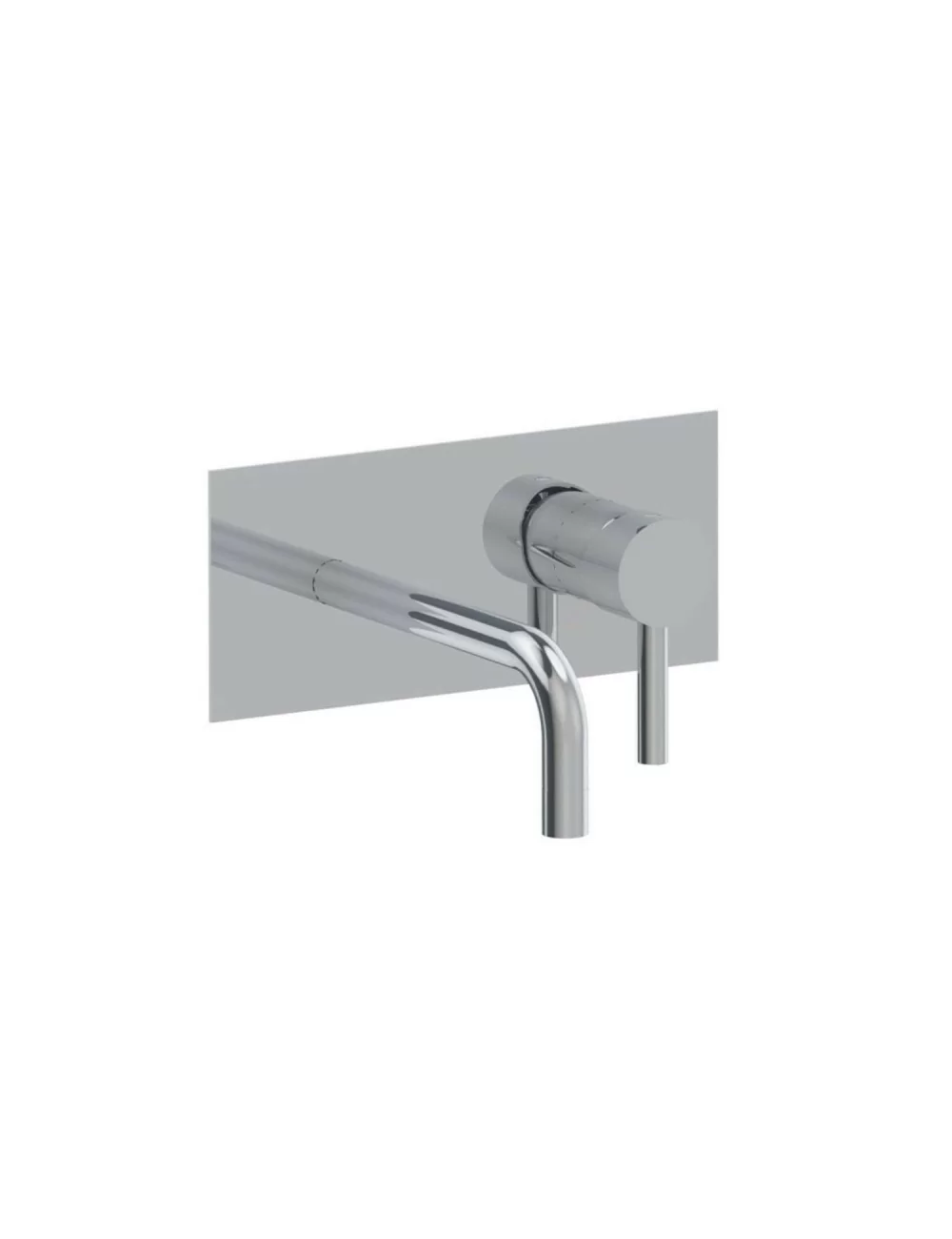 miscelatore lavabo a muro collezione Bambù 0405-3-2V-E - Bellosta rubinetterie