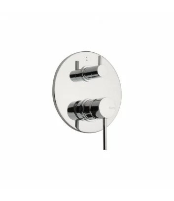 mod. 1200-2-04-E 2-outlet concealed shower mixer with mechanical diverter