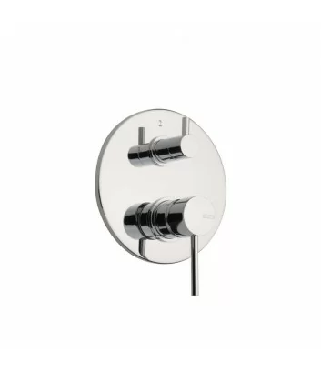 concealed shower mixer model 1200-3-04-E Bambù collection by Bellosta