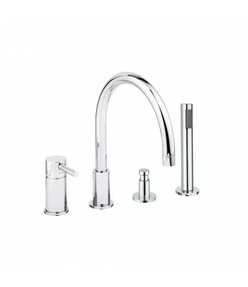 deck-mounted bath mixer 0401-2-A model Bambù collection